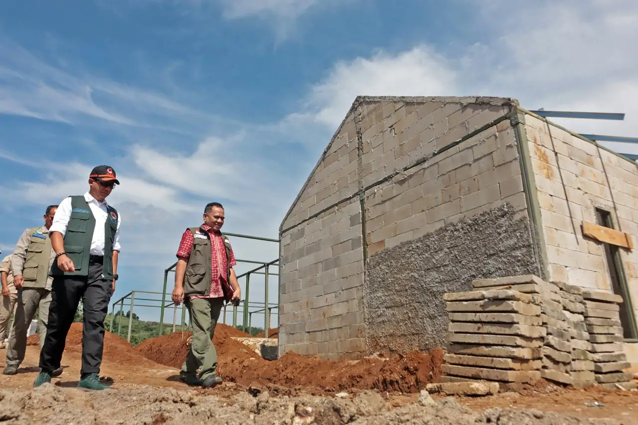 Kepala BNPB Tinjau Progres Pembangunan Rumah Rhodas di Kota Bogor